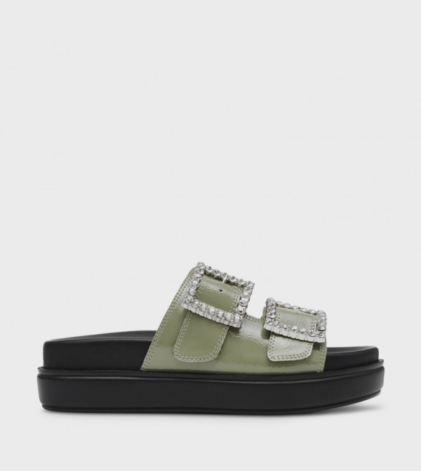 Steve Madden  Platforms - Green Platforms