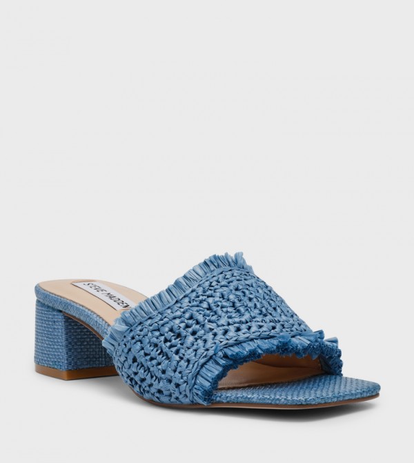 ستيف مادن صنادل - أزرق كعب