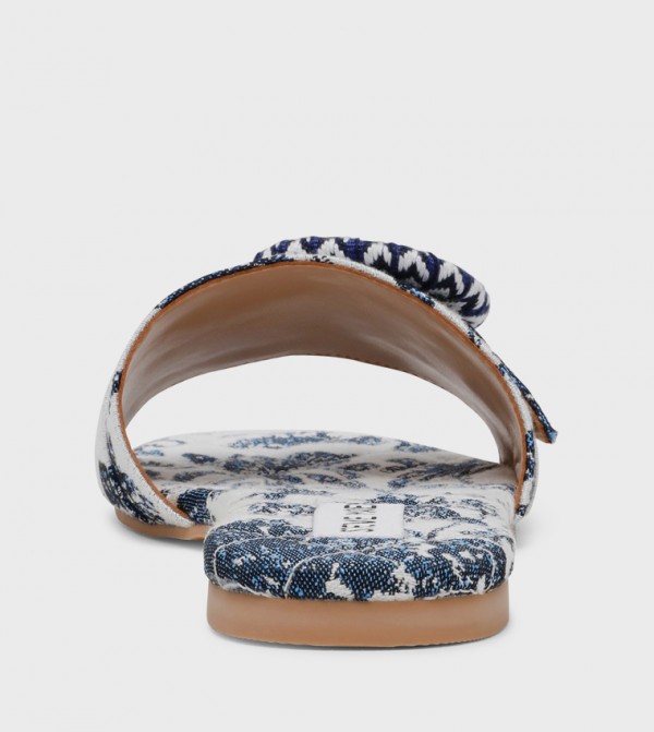 Steve Madden - Navy Flat Sandals