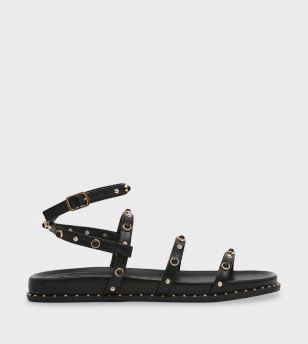 Steve Madden Steve Madden - Black Flat Sandals