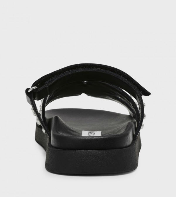 Steve Madden  Flat Sandals - Black Flat Sandals
