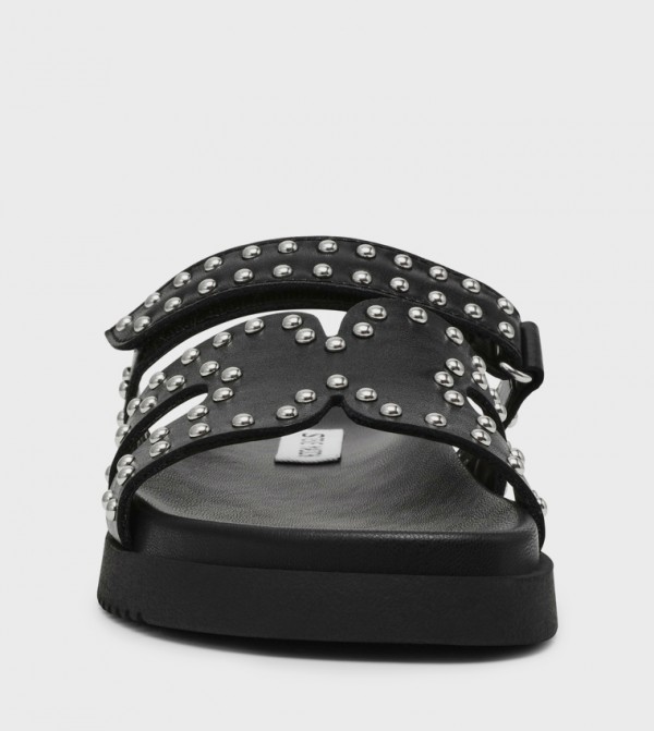 Steve Madden  Flat Sandals - Black Flat Sandals