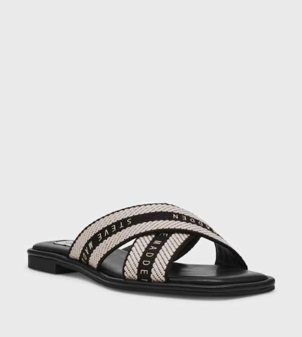 Steve Madden  Shoes - Black Flat Sandals