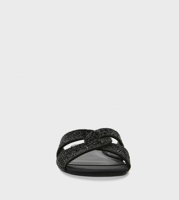 Steve Madden  Shoes - Black Flat Sandals