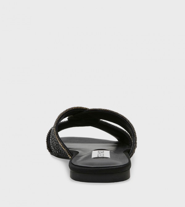 Steve Madden  Shoes - Black Flat Sandals