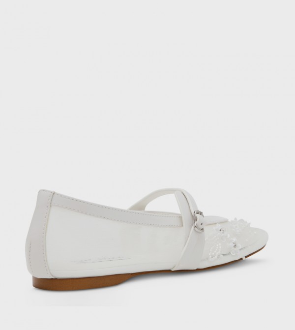 Steve Madden  Mary Janes - White Mary Janes