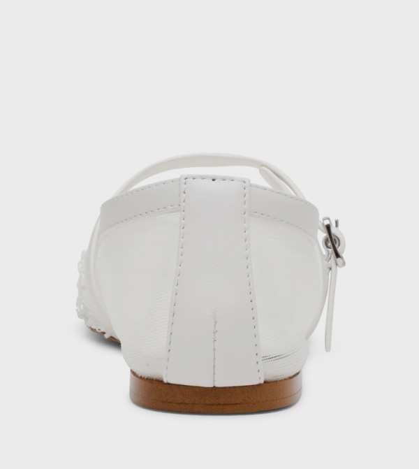Steve Madden  Mary Janes - White Mary Janes