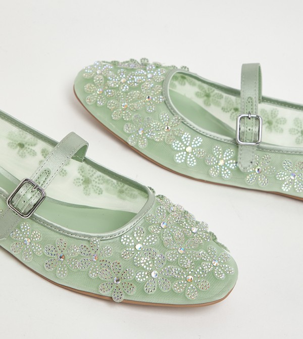 Steve Madden  Mary Janes - Green Mary Janes