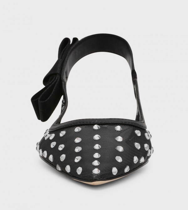 Steve Madden  Sandals - Black Flat Sandals