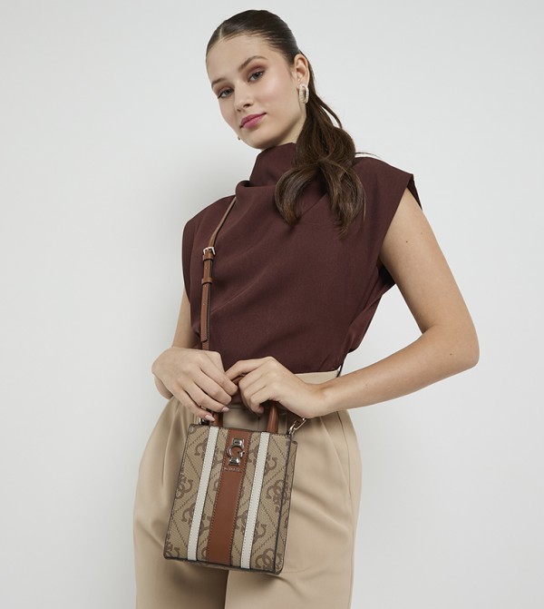 Guess Tote Bags - Beige Tote Bags