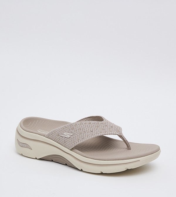 Skechers Skechers - Taupe Flat Sandals