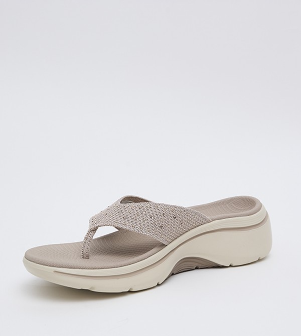 Skechers Skechers - Taupe Flat Sandals