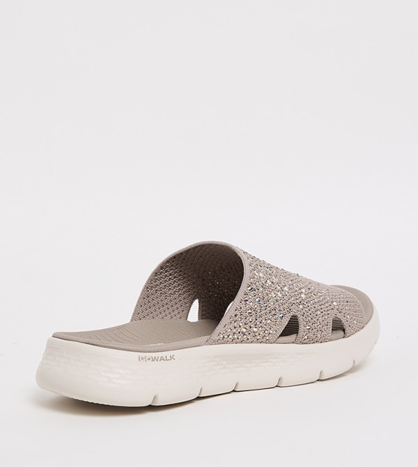 Skechers Skechers - Beige Flat Sandals