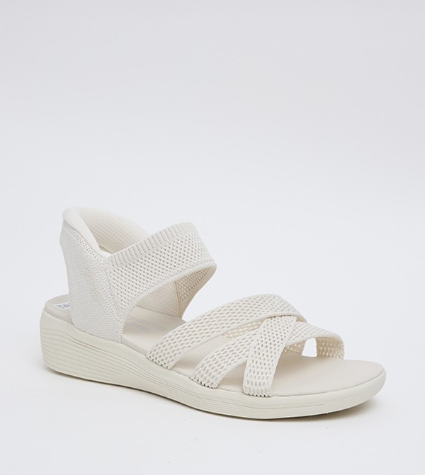 Skechers  Wedges - Beige Wedges