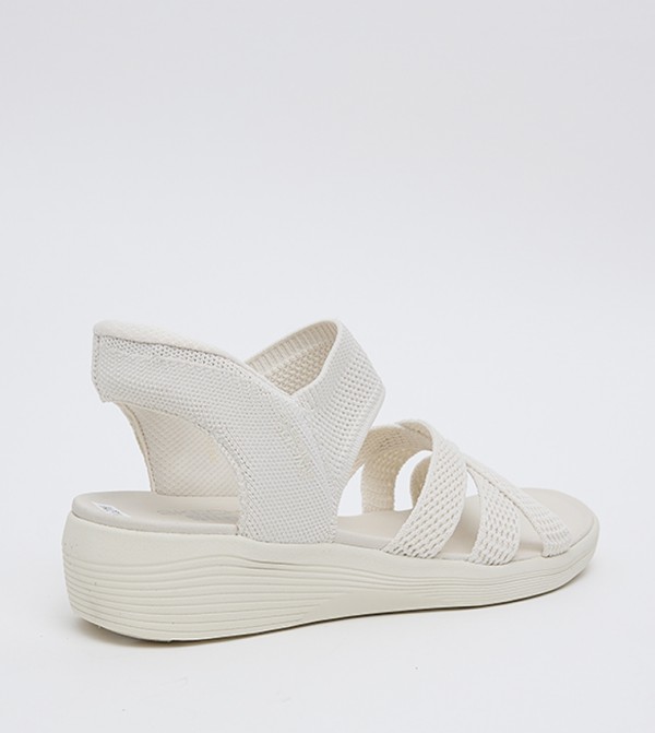 Skechers  Wedges - Beige Wedges