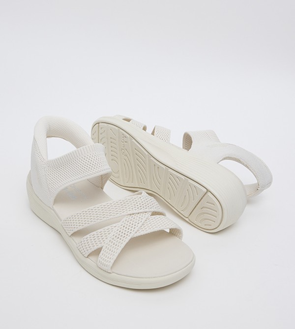 Skechers  Wedges - Beige Wedges