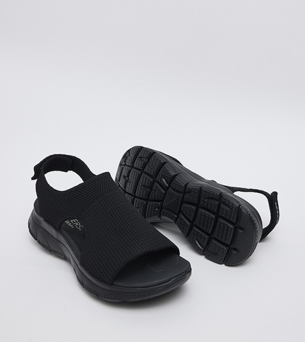 سكيتشرز سكيتشرز - أسود Flat Sandals