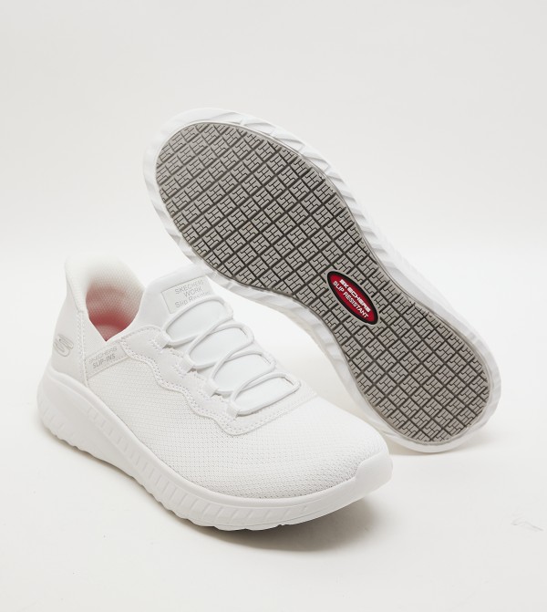 Skechers  Slip-Ons - White Casual Slip-ons