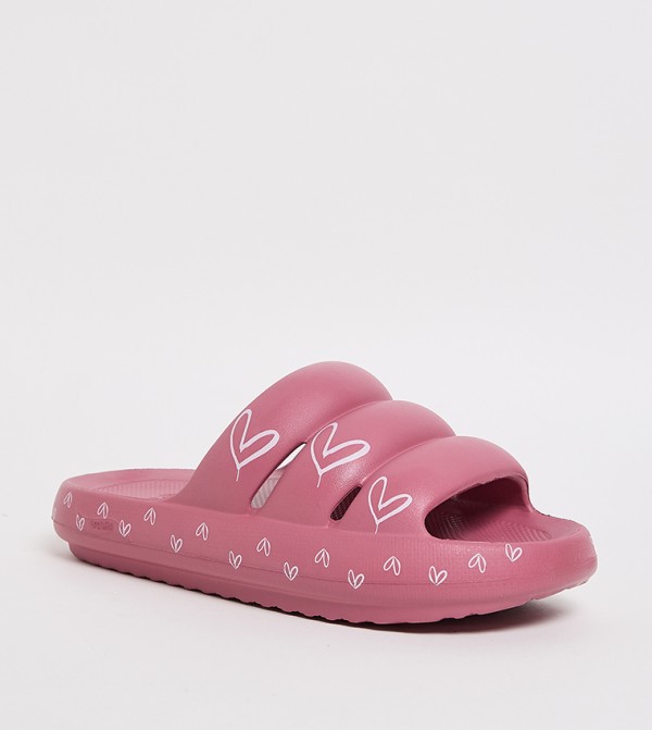 Skechers Flip flops and Slides - Pink Slides