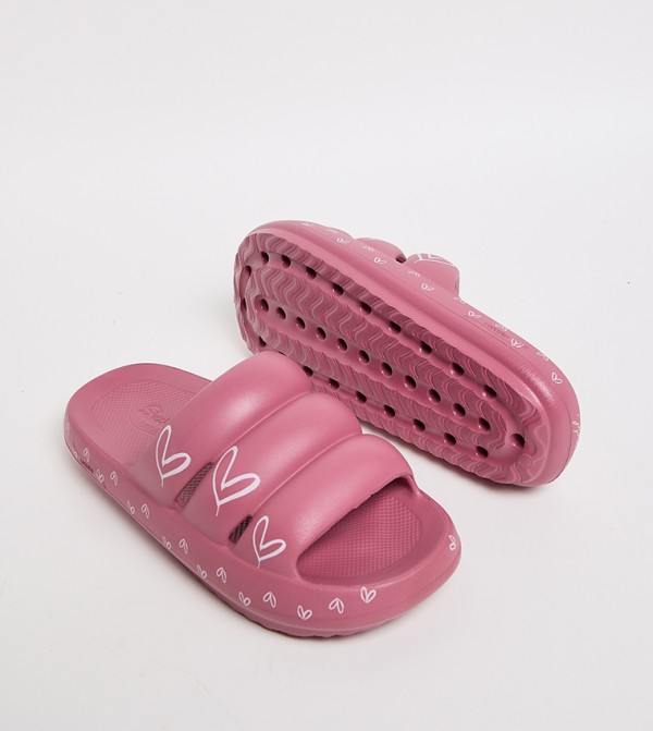 Skechers Flip flops and Slides - Pink Slides