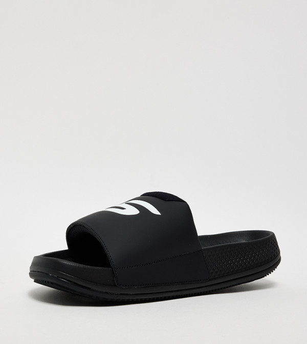 Skechers  Flip flops and Slides - Black Slides