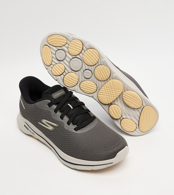 Skechers  Walking Shoes - Grey Walking Shoes