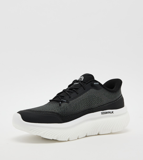 Skechers  Walking Shoes - Black Walking Shoes