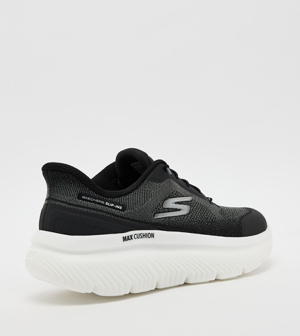 Skechers  Walking Shoes - Black Walking Shoes