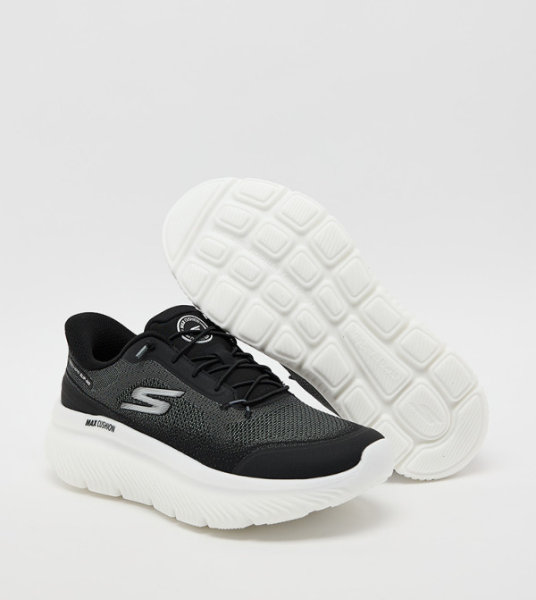 Skechers  Walking Shoes - Black Walking Shoes