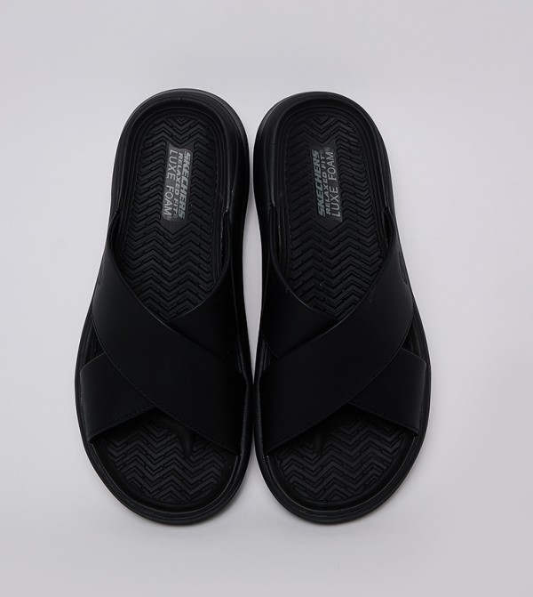 Skechers  Sandals - Black Casual Sandals