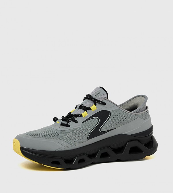 Skechers  Shoes - Grey Casual Slip-ons