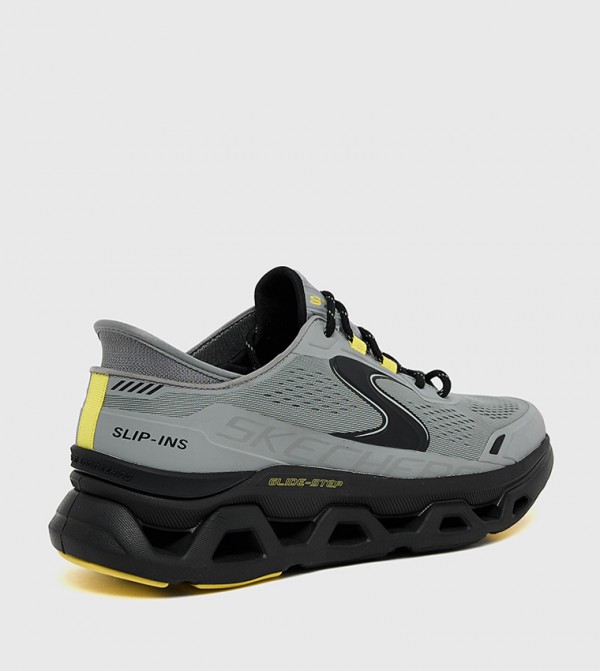 Skechers  Shoes - Grey Casual Slip-ons