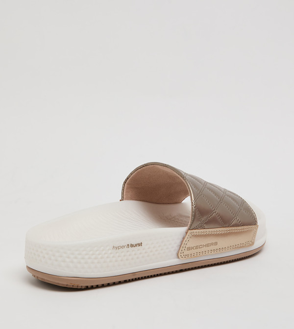 Skechers  Slides - Gold Slides