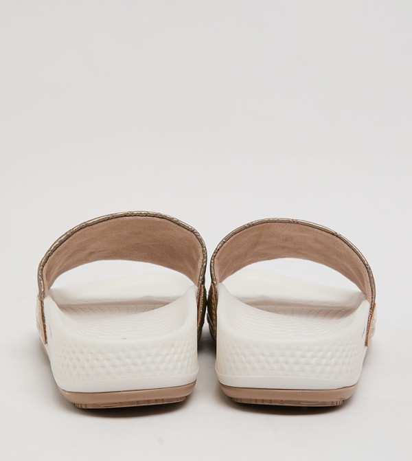 Skechers  Slides - Gold Slides