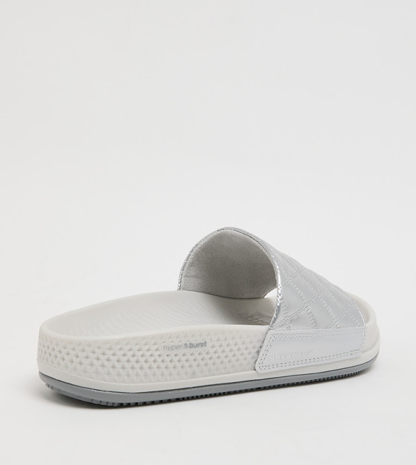 Skechers Slides - Silver Slides
