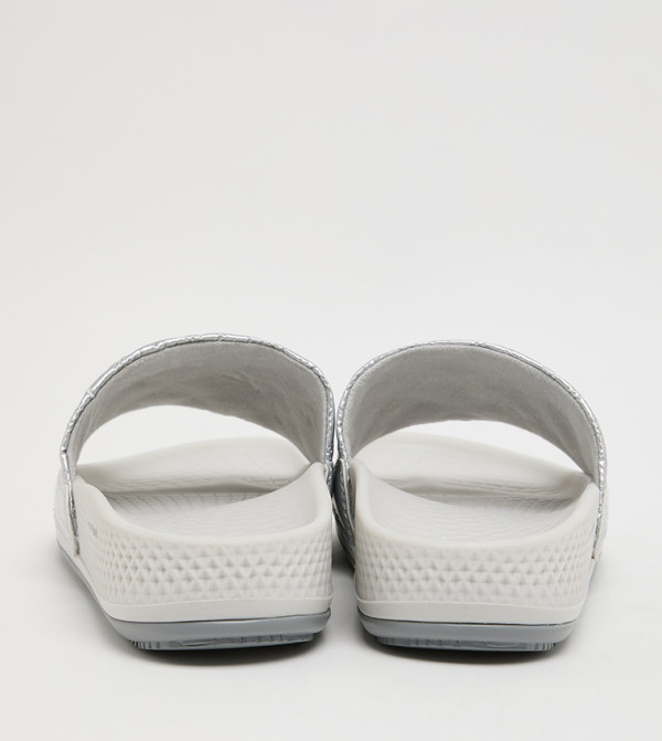 Skechers Slides - Silver Slides