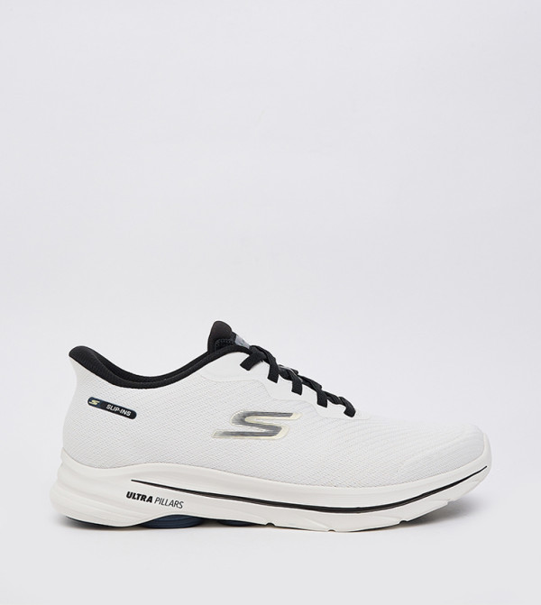 Skechers  - White Walking Shoes