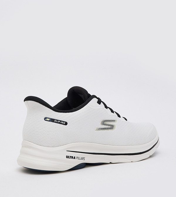 Skechers  - White Walking Shoes