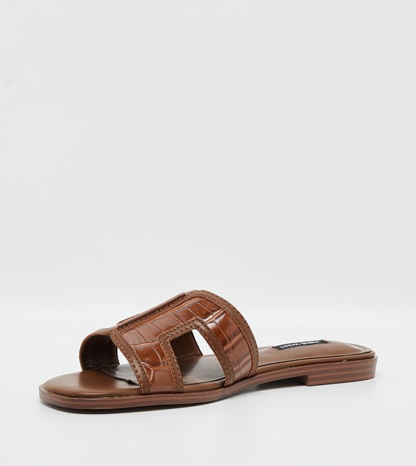 Nine West Nine West - Brown Flat Sandals