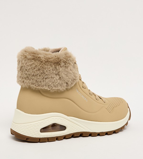 سكيتشرز أبوات - رملي Mid Calf Boots