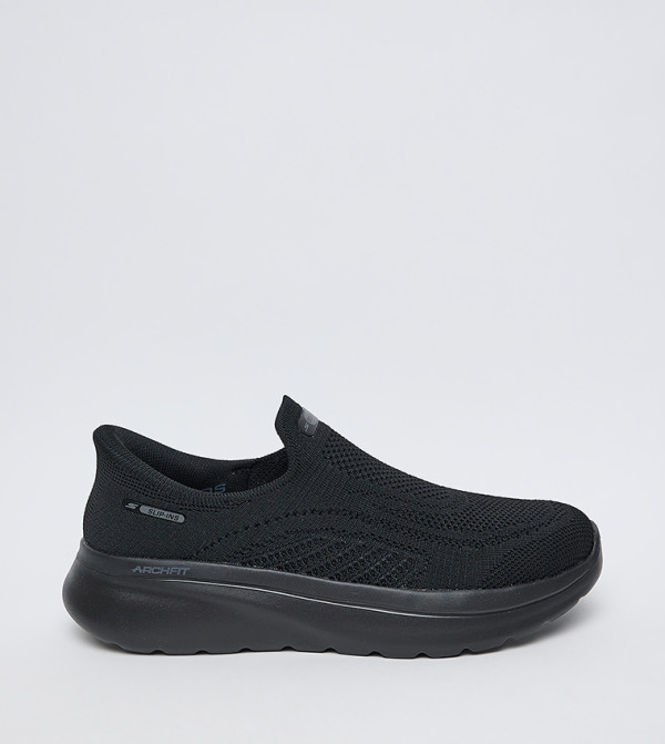 Skechers Walking Shoes - Black Walking Shoes