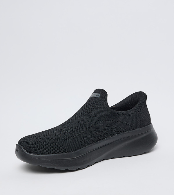 Skechers Walking Shoes - Black Walking Shoes