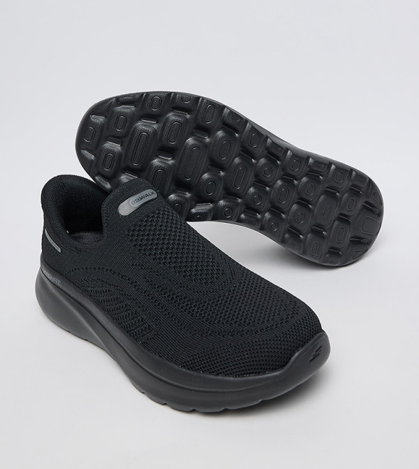 Skechers Walking Shoes - Black Walking Shoes