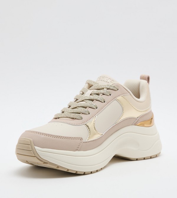Skechers  Shoes - Beige Low Top