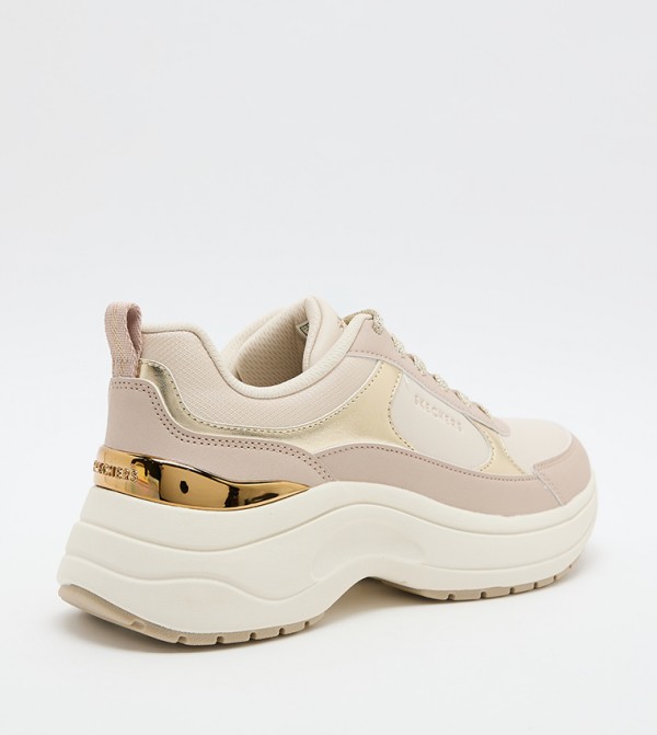 Skechers  Shoes - Beige Low Top