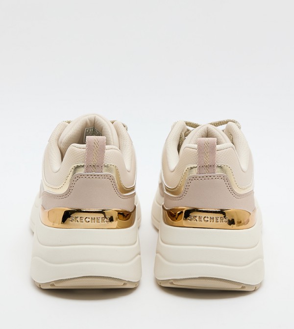 Skechers  Shoes - Beige Low Top