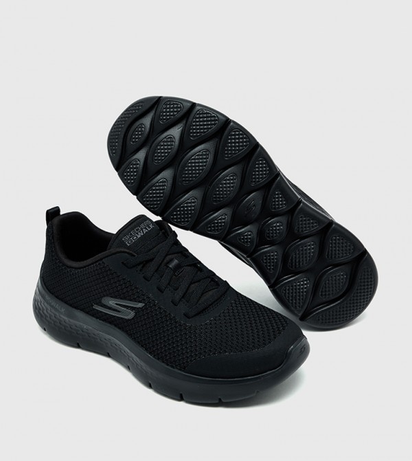 Skechers  Walking Shoes - Black Walking Shoes