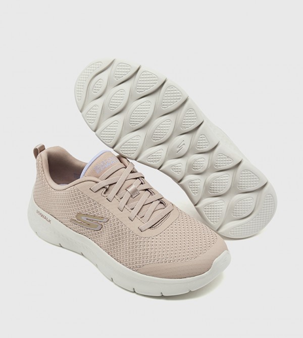 Skechers  Walking Shoes - Beige Walking Shoes