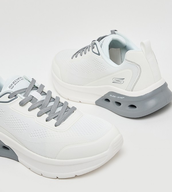 Skechers  - White Walking Shoes