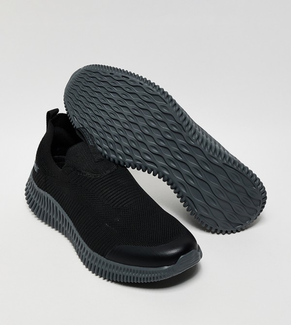 Skechers  - Black Walking Shoes